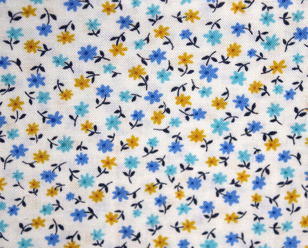 Relaxing Lavender Eye Pillow - Daisies pattern