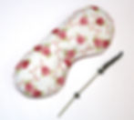 Thumbnail: Relaxing Eye Pillow - Pink Roses Relaxing eye mask