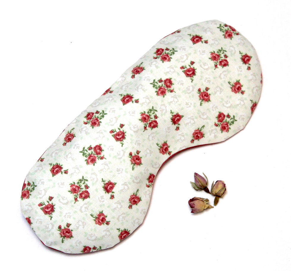 Thumbnail: Relaxing Eye Pillow - Romantic Roses eye masks for sleeping