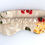 Küçük resim: Luxurious Sleep Mask Relaxing Lavender Eye Pillow - Rose Scented Pillow Beige rear close up
