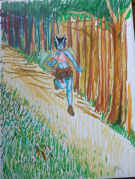 Frolicking