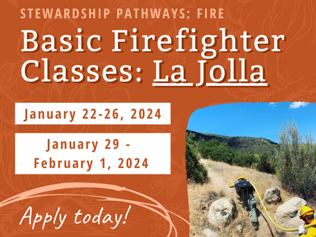 Two Basic Firefighter Classes Offered Next Month, Hosted by the La Jolla Band