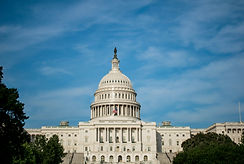 Capitol building against a clear blue sky