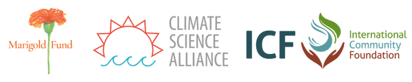 Marigold Fund, Climate Science Alliance, and International Community Foundation logos