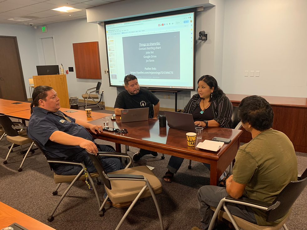 CNNCTS Partners sit in a small breakout group for developing project area work plan