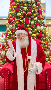 DF Plaza Shopping dá início a programação de Natal com visita ao Papai Noel