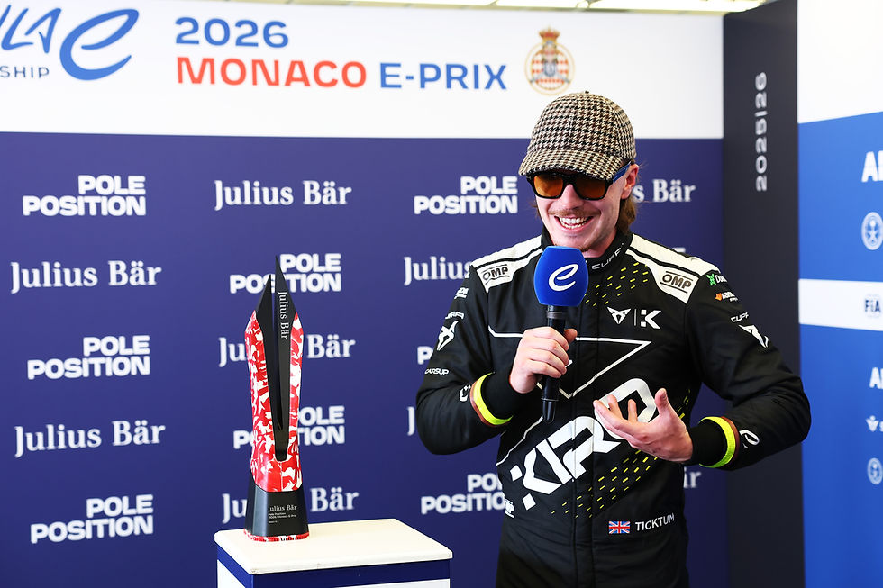 Fórmula E: Ticktum repete pole position, enquanto Drugovich vai largar da quinta posição no E-Prix de Mônaco, neste domingo 