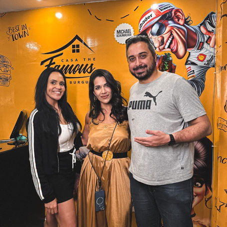 Casa The Famous recebe jornalistas e clientes para noite de hamburgada no DF