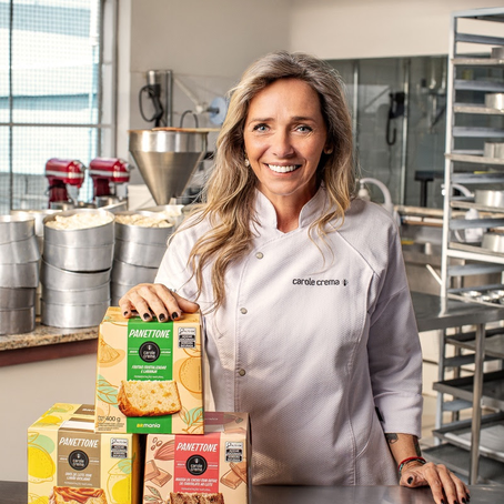 BR Mania lança panettones de marca própria assinados pela chef Carole Crema com receitas exclusivas para o Natal
