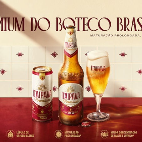 Grupo Petrópolis celebra a cultura de boteco com o lançamento de nova embalagem de Itaipava Premium