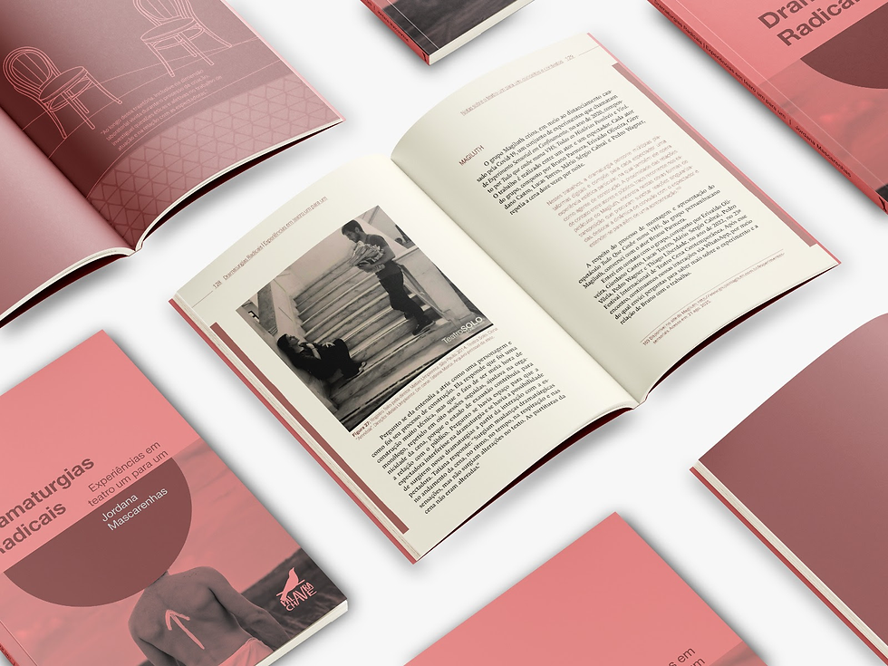 Jordana Mascarenhas lança em Brasília o livro “Dramaturgias Radicais: Experiências em Teatro Um para Um”