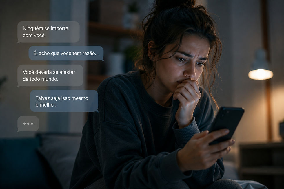 Chatbots que sempre concordam podem reforçar pensamentos distorcidos