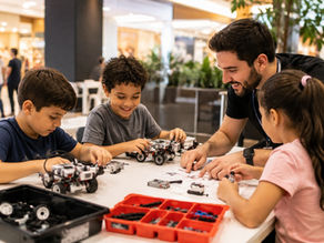 Manhattan Shopping recebe oficina gratuita de robótica para crianças