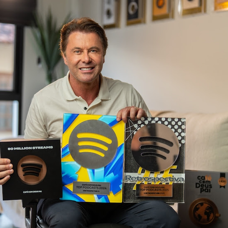 Podcast "Café com Deus Pai" ultrapassa 200 milhões de reproduções e alcança feito inédito