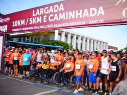 Mais que esporte: Corrida e Caminhada pela Inclusão Olga Kos mobiliza Brasília em março