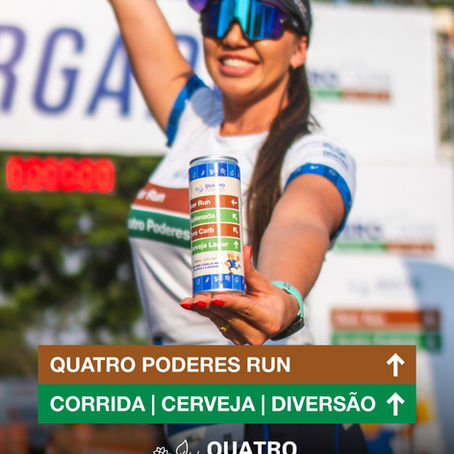 Quatro Poderes Run une corrida, diversão e cerveja em um Sunset no Parque da Cidade