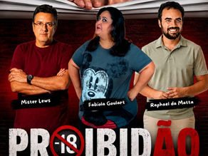 Humor sem censura: "Proibidão" reúne três comediantes em noite de stand-up para maiores de 18 anos em Brasília