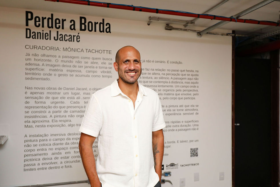 Exposição “Perder a Borda”, de Daniel Jacaré, segue em cartaz no Espaço Cultural Renato Russo até o próximo domingo (28/06)