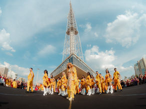 Joelma grava clipe da música "Celebrar" na Torre de TV em Brasília