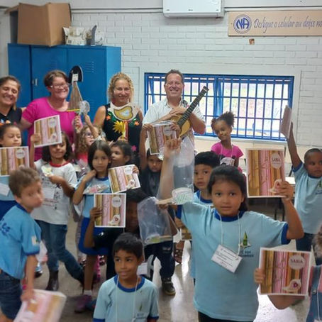 Leitura e Criatividade com Contação de Histórias – Oficina Sabiá chega a escolas do DF com 15 oficinas gratuitas