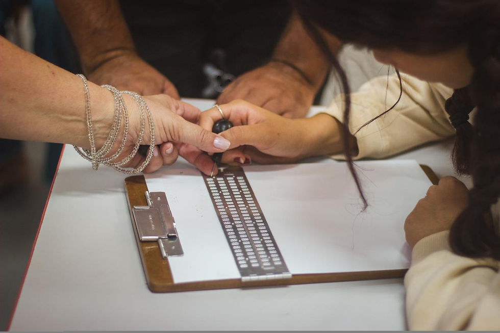 Braille amplia experiências de leitura e inclusão em projeto com estudantes do DF