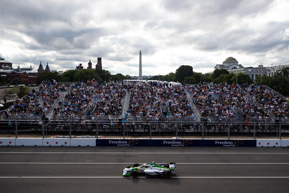 Único brasileiro da IndyCar, Caio Collet larga em 11º na primeira corrida da história na capital dos Estados Unidos