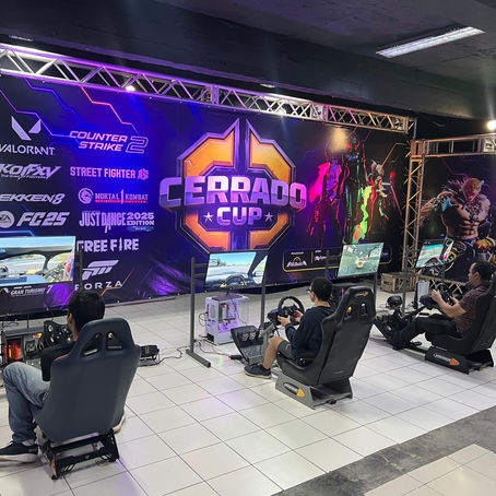 Cerrado Cup realiza etapa no JK Shopping com arenas interativas e competições gratuitas para todas as idades