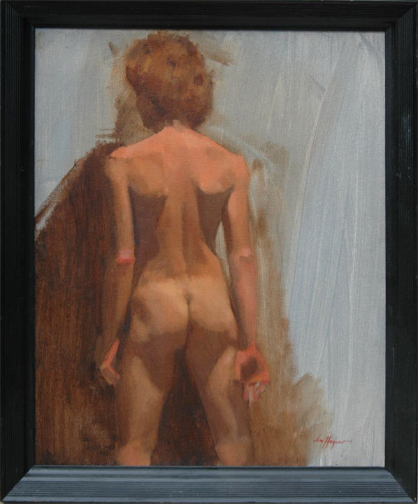 Male Nude of Back by Jen Bowen