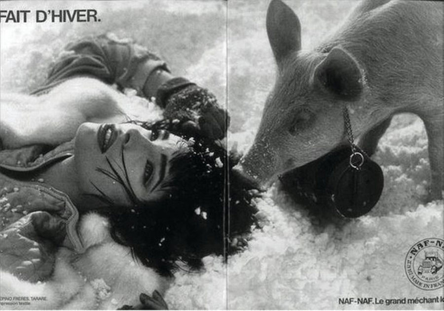 Franck Davidovici, Fait d'hiver, 1985: fotografia per il brand francese Naf-Naf