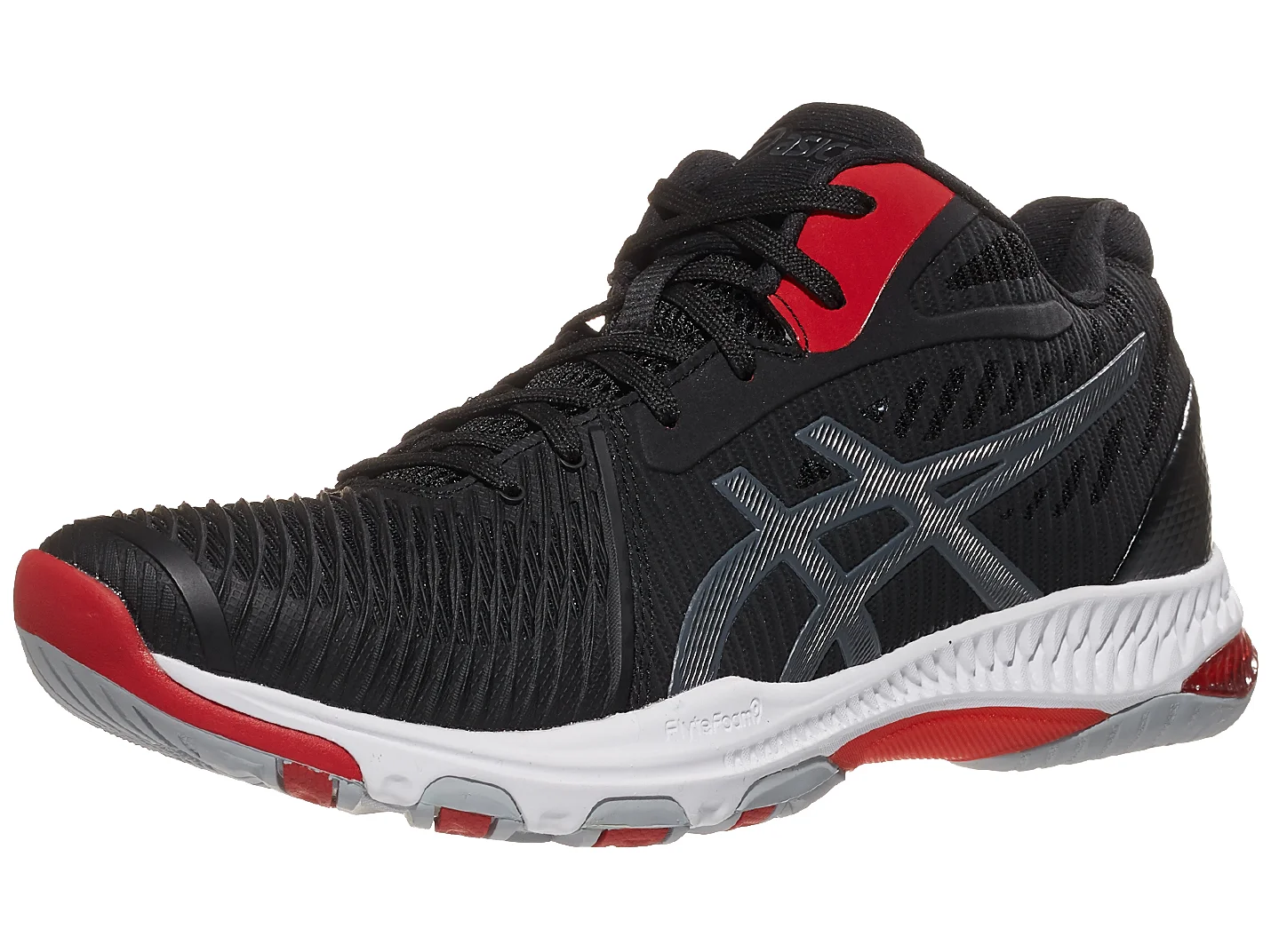 ASICS Gel Ballistic FF Mid Men's Shoes - Black/Red/Gy