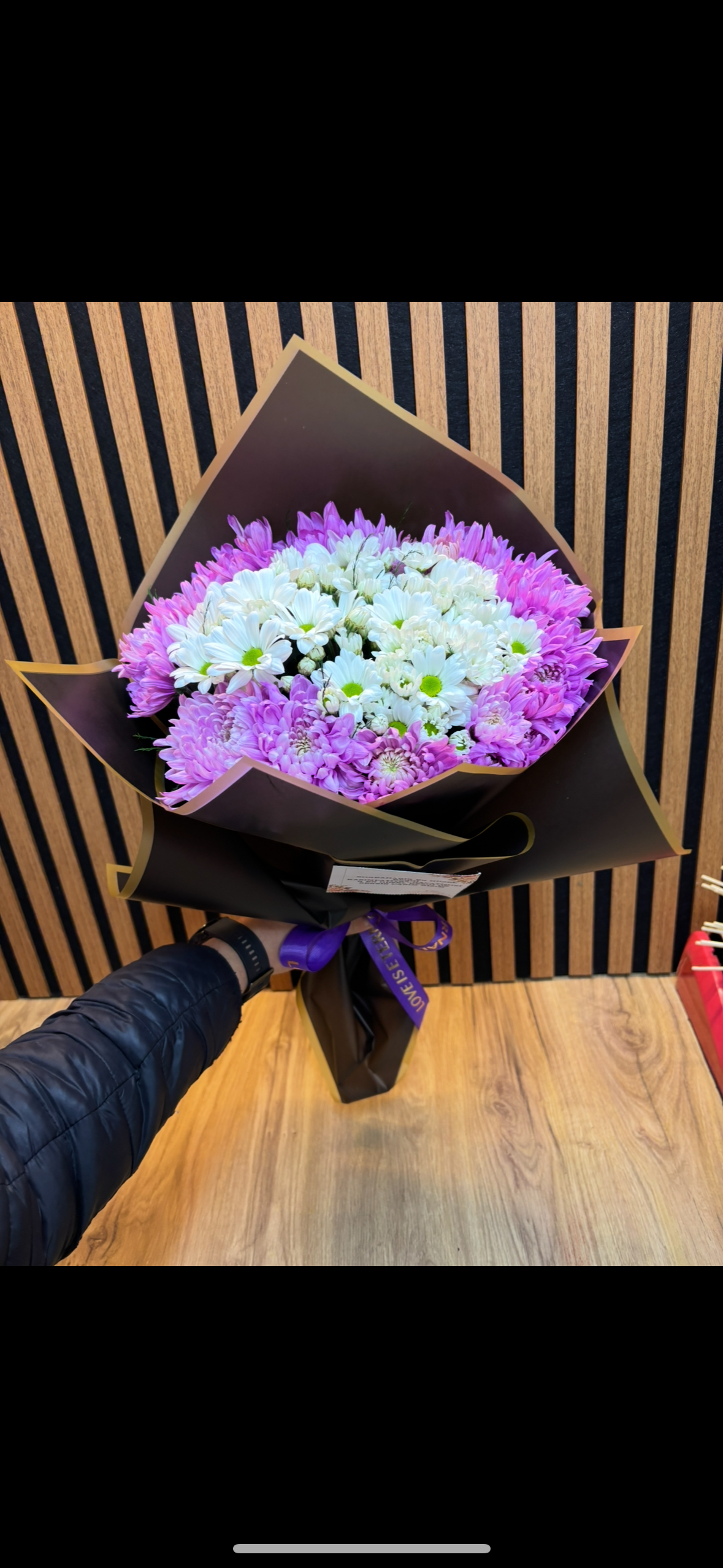 Pembe - Beyaz Papatya Buketi