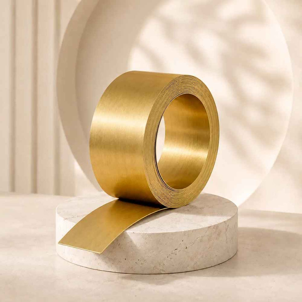 Brushed brass sheet roll from suppliers in Mumbai