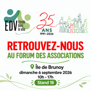 RDV au forum dimanche sur le stand EDV !