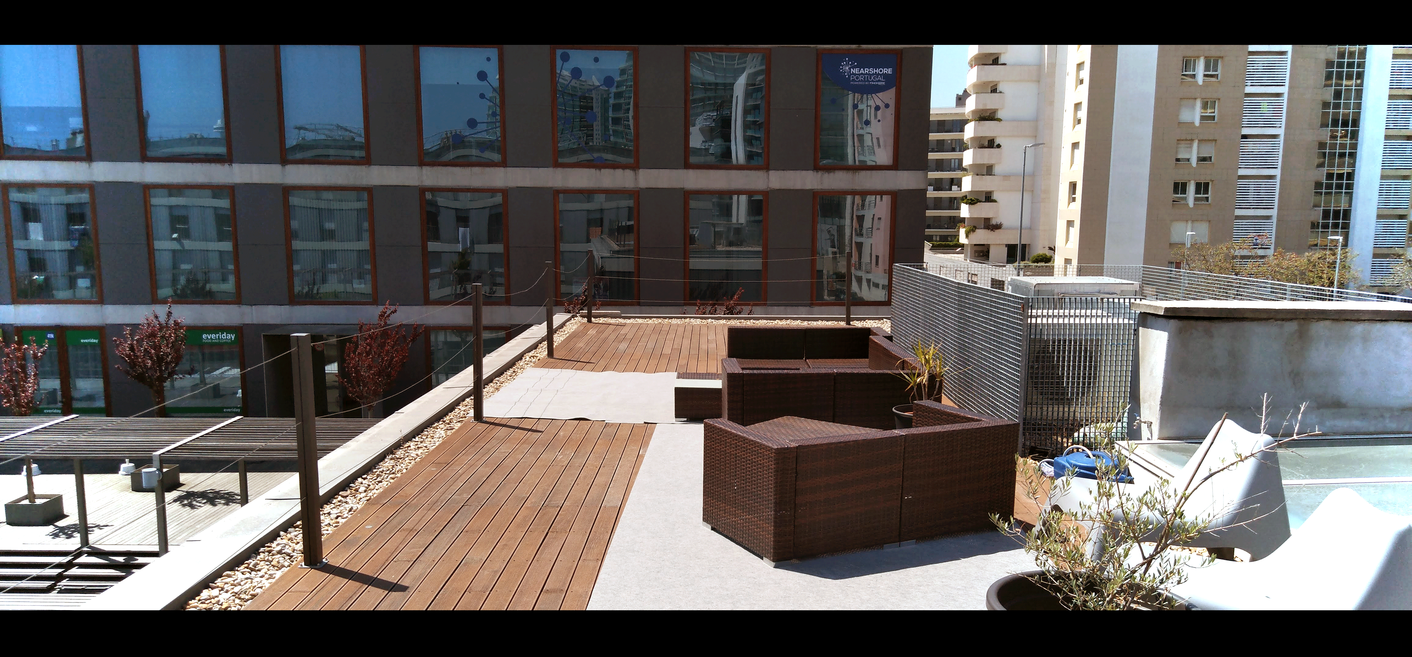 Terrace of Rocket Hub Lisboa