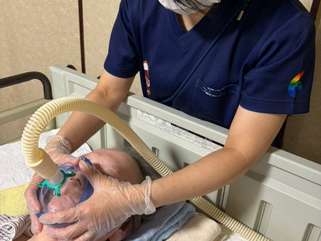 カフアシストを使用している様子