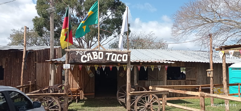 Foto da frente do piquete cabo toco