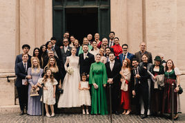 Wedding at St. Peter's Basilica, Vatican — photography by Riccardo Riccio
