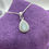 Thumbnail: 9k Gold Crystal teardrop pendant 