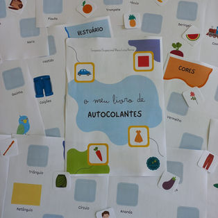 O meu livro de autocolantes