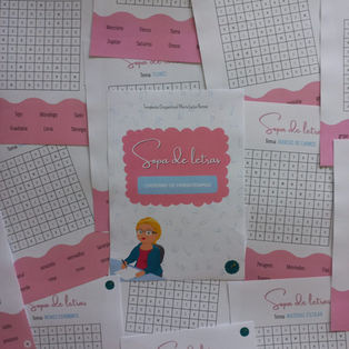 Sopa de letras - caderno de passatempos