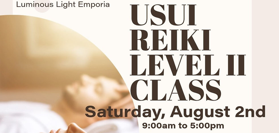 Usui Reiki Level II Certification Class