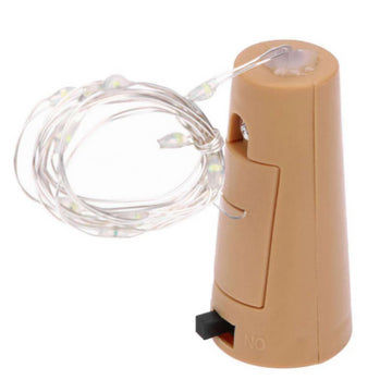 Thumbnail: Copper Wire Bottle Cork Fairy LED String Lights-Battery Operated | Warm White