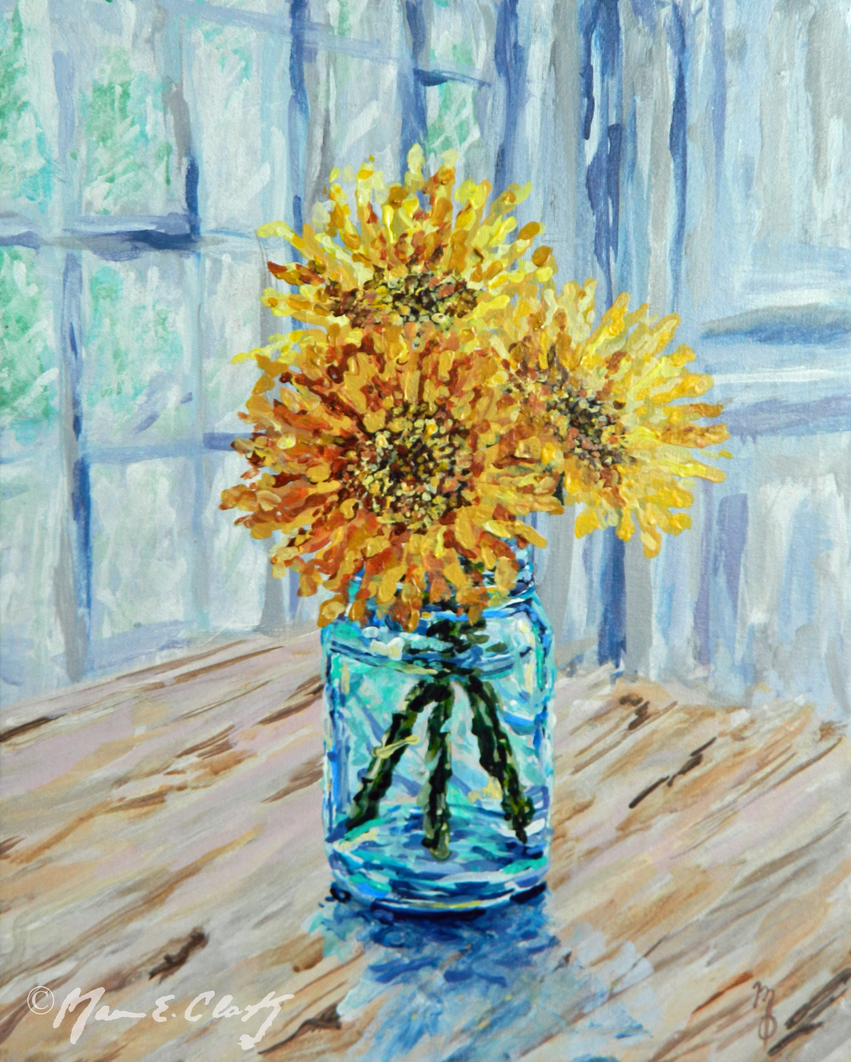 Flower & Mason Jar 8