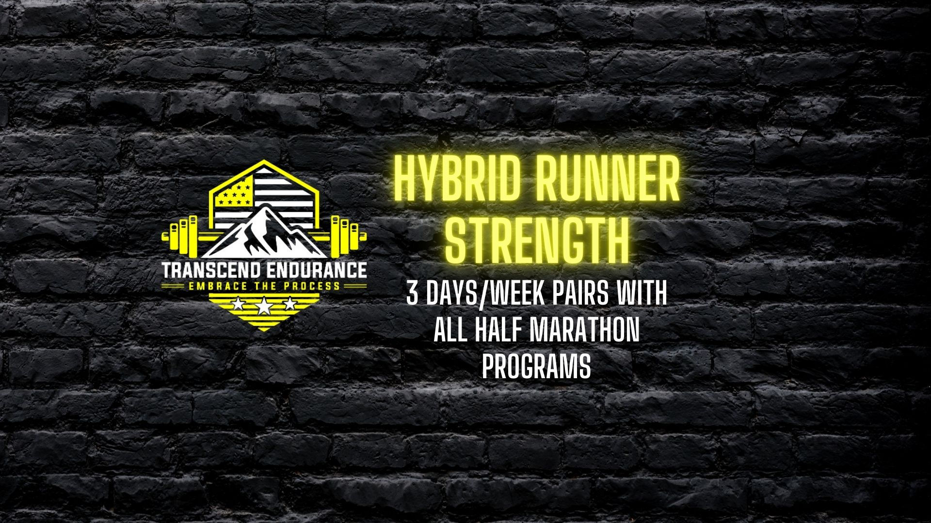 Hybrid Runner Strength, 3x days per week (pairs with Half Marathon programs)