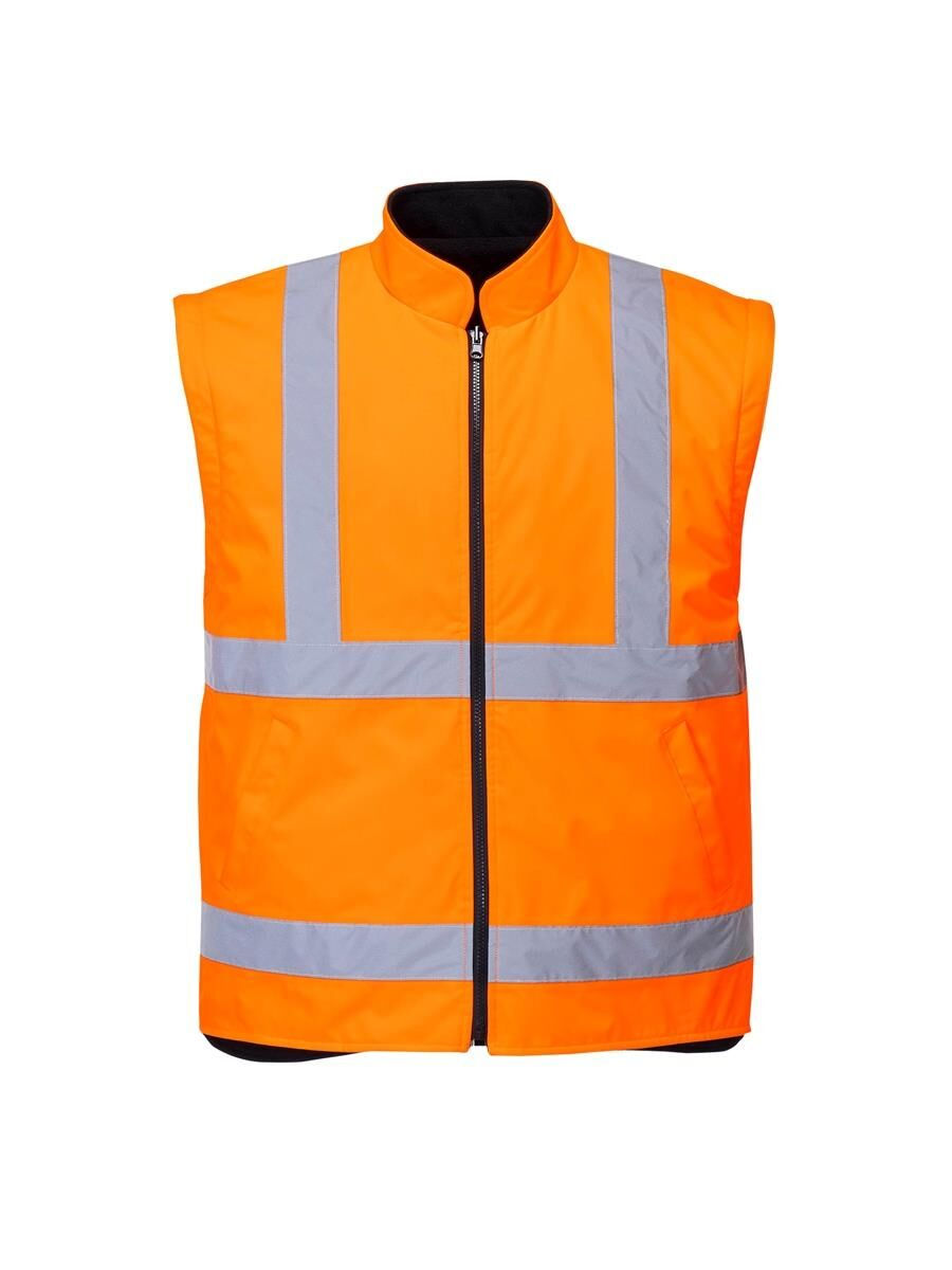 Küçük resim: Portwest S766 5in1 Reflektörlü Parka Kaban Turuncu Lacivert İş Montu