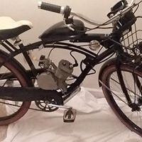 Thumbnail: 80cc EsBikes Custom Huffy Beach Cruiser Black and Red