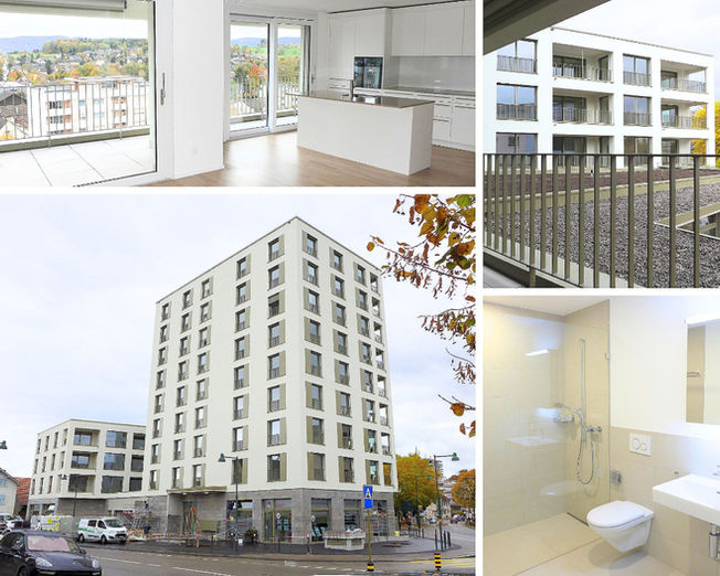 Neubau Baumanagement Generalunternehmer GU Totalunternehmer TU Wohnüberbauung Löwenareal Therwil Baselland CSG Neugstadig