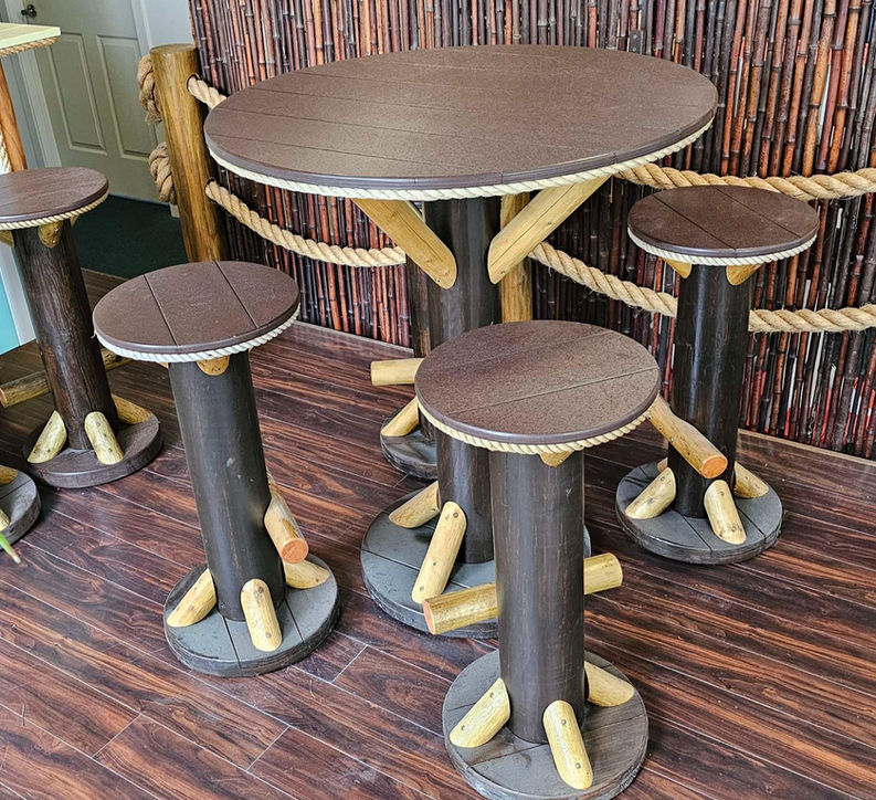 Bar-Table and stools
