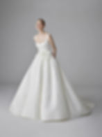 Pronovias Julian Mikado Ballgown Wedding Dress with Square Neckline
