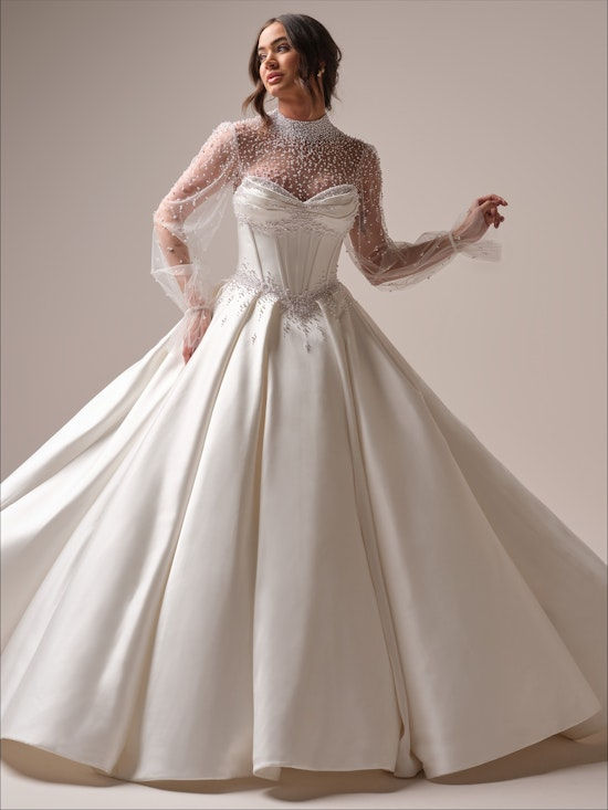 Thumbnail: Maggie Sottero Juneau Pearl Ballgown Wedding Dress